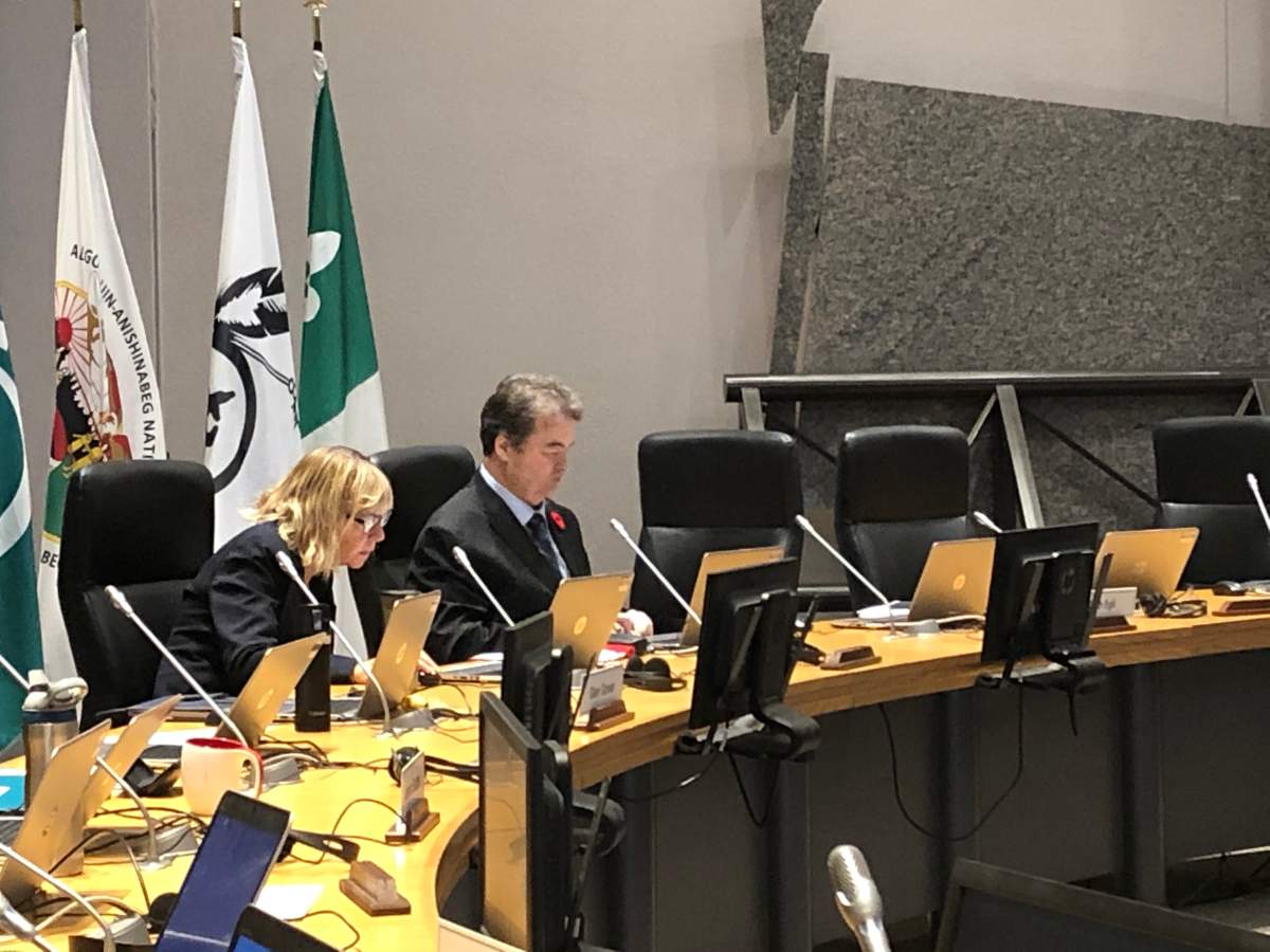 College Ward Coun. Rick Chiarelli is pictured at the city council table on Nov. 6, 2019.