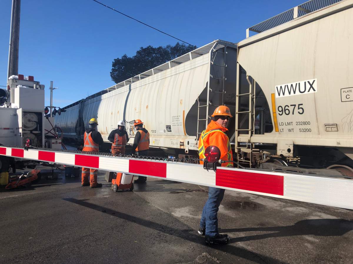  Richmond St. downtown closed for emergency CP Rail repairs.