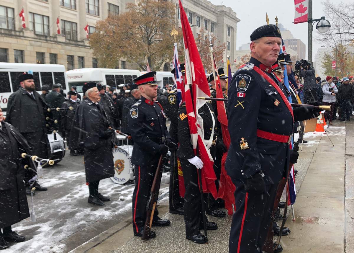 London Remembrance Day ceremony 2019.