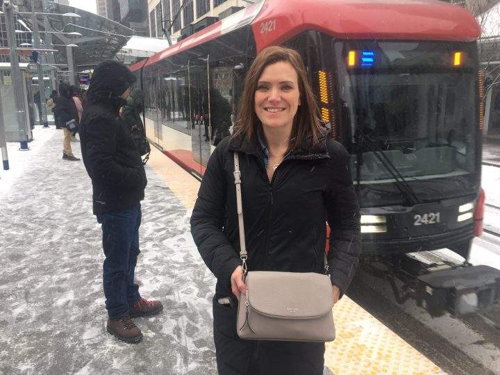 Robyn Hammer was reunited with her Kate Spade purse she left on the train after Calgary Transit employees tracked her down.