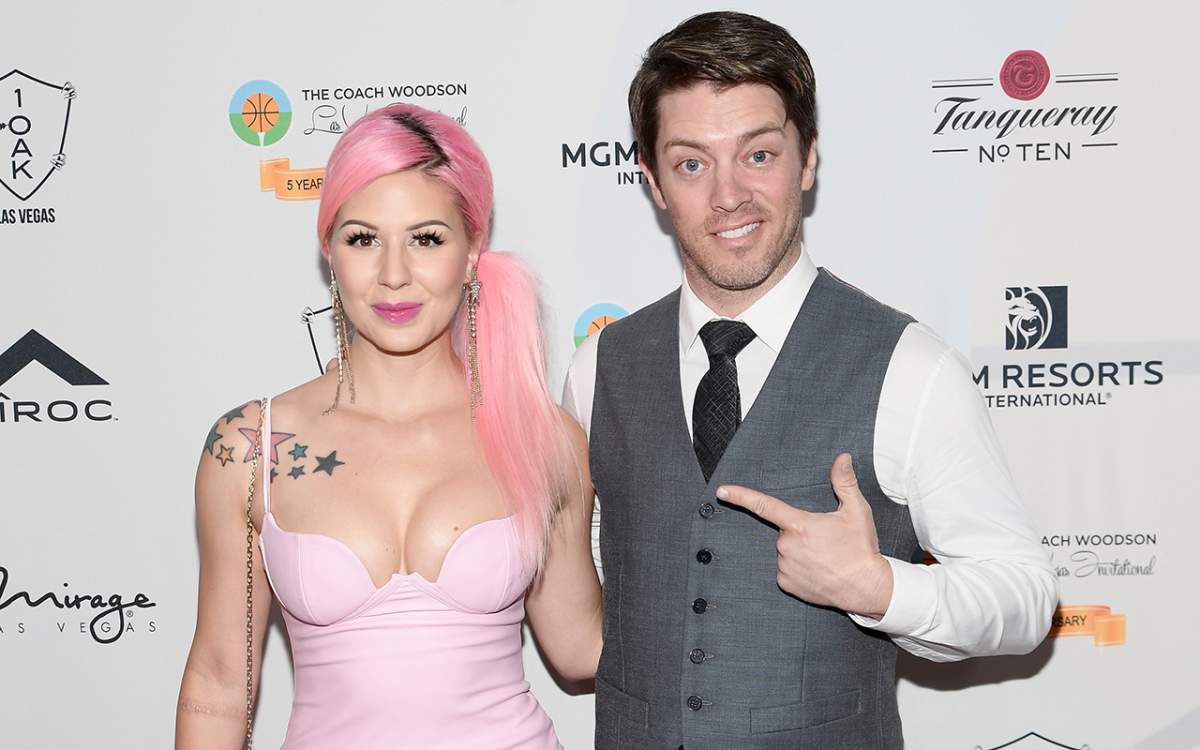 Annalee Belle (L) and actor and television personality J.D. Scott attends the 5th Anniversary gala for the Coach Woodson Invitational presented by MGM Resorts International and produced by PGD Global at 1 OAK Nightclub at The Mirage Hotel & Casino on July 7, 2018 in Las Vegas, Nevada.  