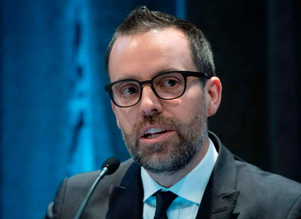 Frederick Gaudreau, head of the anti-corruption permanent unit (UPAC), at a news conference where he tabled the annual report, Wednesday, November 13, 2019 in Quebec City. THE CANADIAN PRESS/Jacques Boissinot.