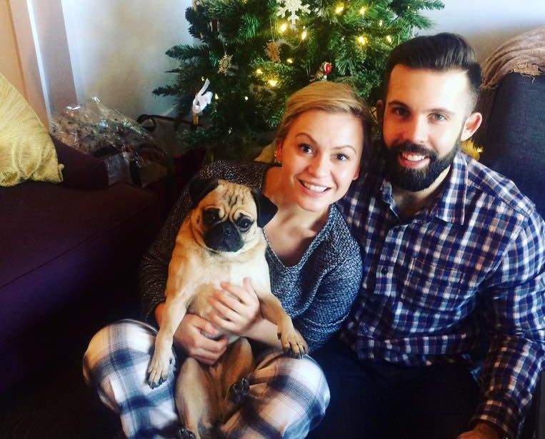 The Morrison family at Christmas.