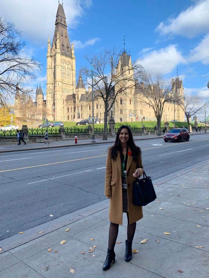 Bloc Quebecois MP Kristina Michaud in Ottawa. (Facebook)