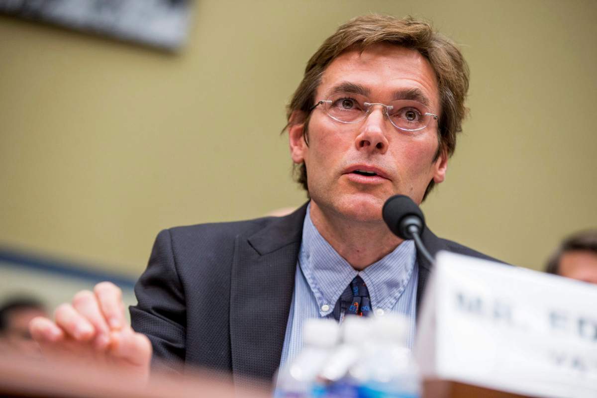 Virginia Tech environmental engineering professor Marc Edwards testifies on Capitol Hill in Washington, D.C., on March 15, 2016.