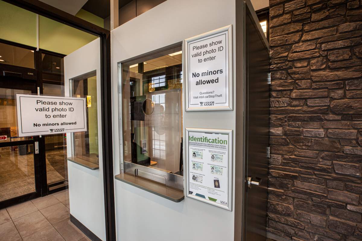 Customers will have to show their ID to get into the store.