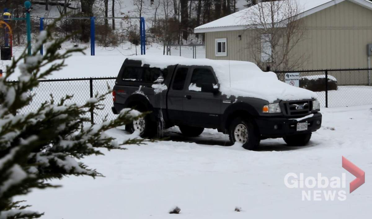A truck found at the Rotary park in Campbellford on Thursday morning belongs to missing resident Richard Hrdlicka.