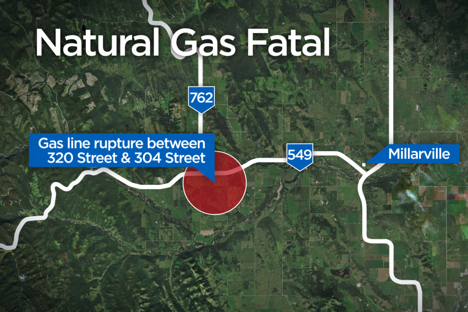 A man was killed after a natural gas leak in southern Alberta on Thursday.