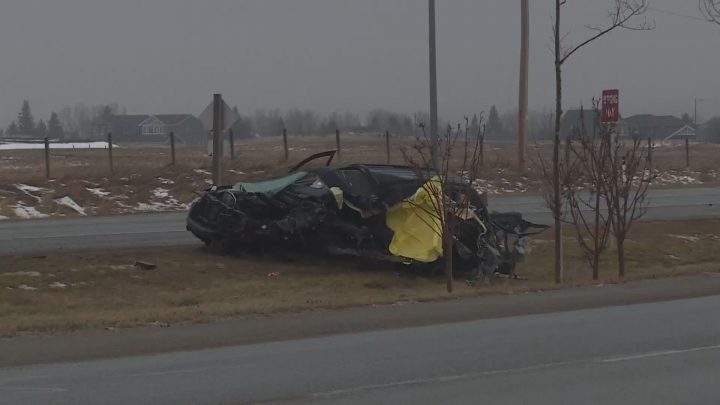 Okotoks RCMP responded to a single-vehicle crash in the northbound lanes of Highway 2A on Saturday, Nov. 9, 2019.