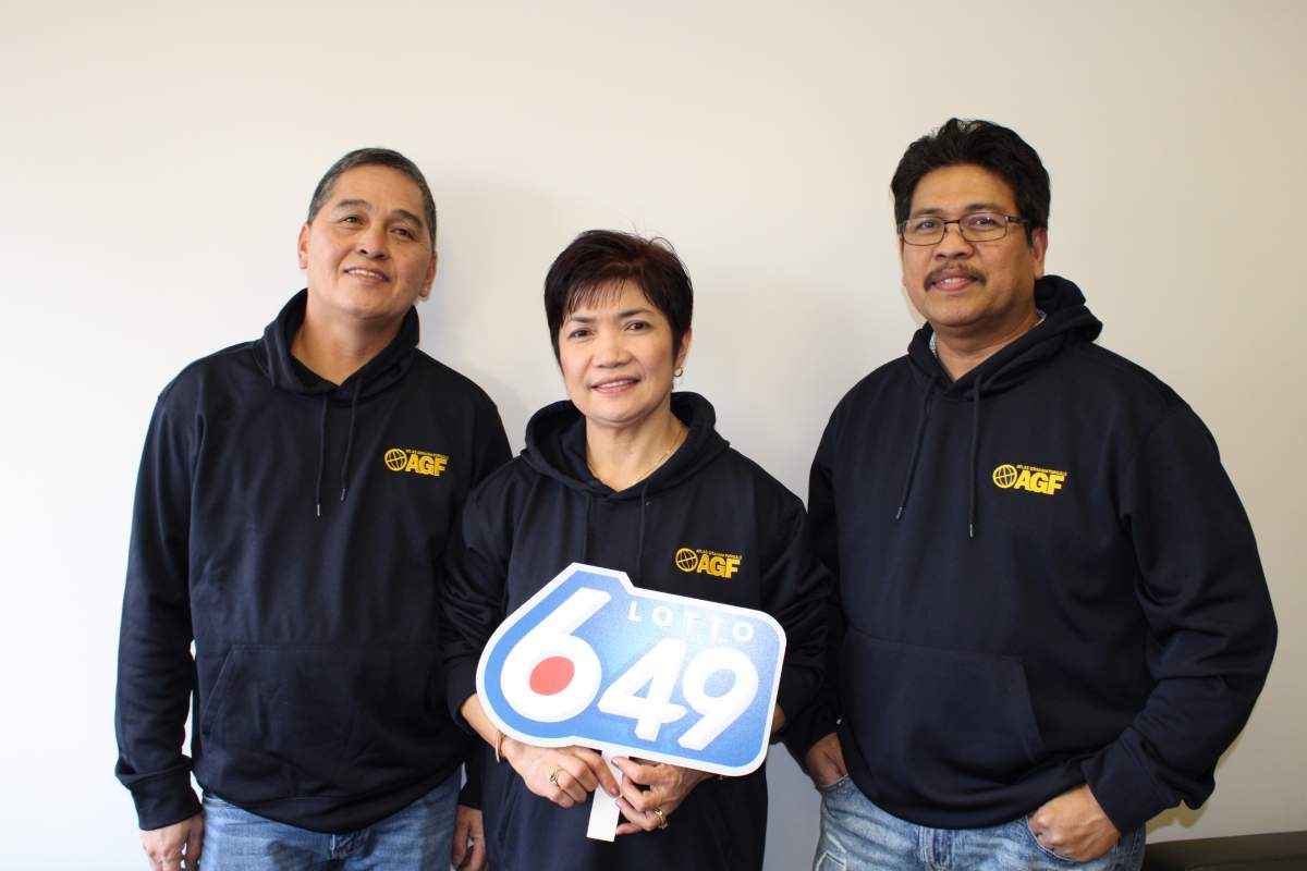 Santos, Santoyo and Yumang are sharing the $1 million jackpot.