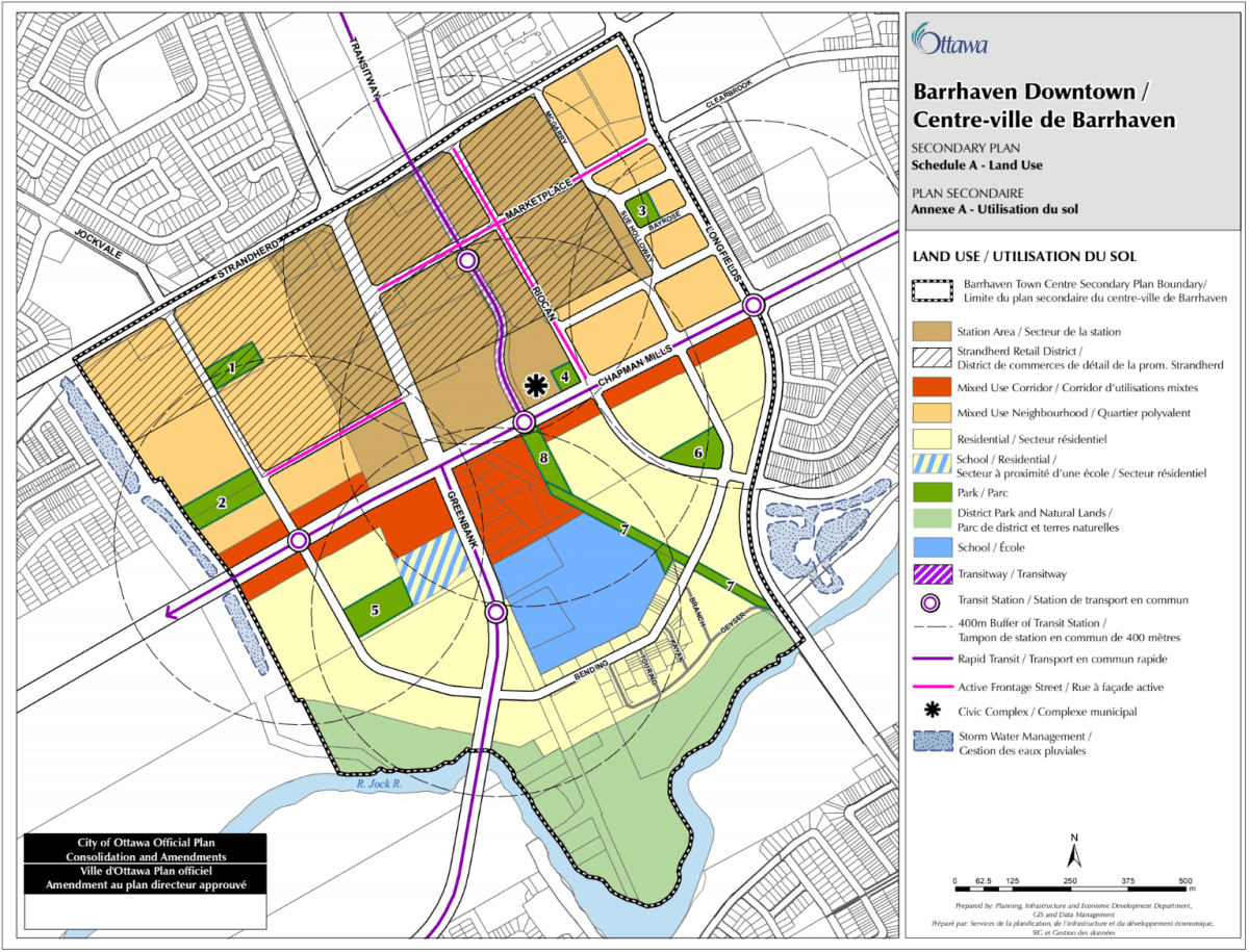 The new proposed vision for Barrhaven’s town centre presented to the City of Ottawa’s planning committee on Thursday, Nov. 28, 2019.