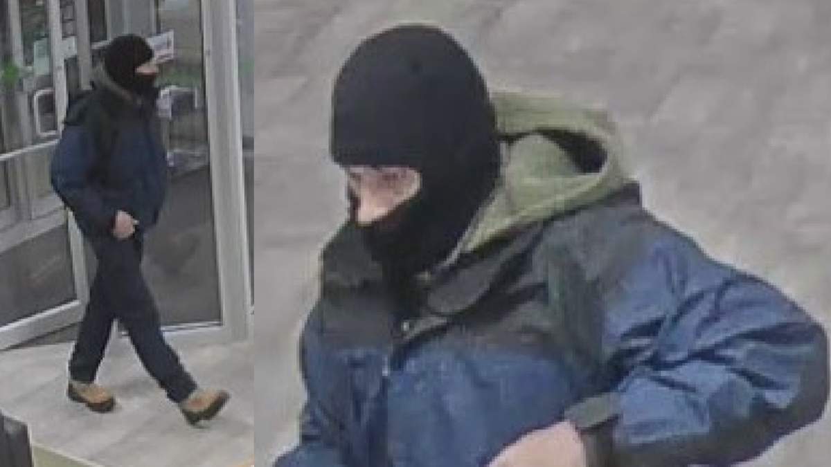 New Brunswick RCMP are asking for the public's assistance in identifying this man, who they say is responsible for an armed robbery on Dieppe, N.B.