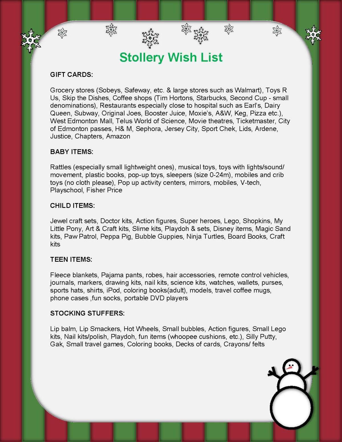 Stollery Children’s Hospital holds toy, comfort item drive for families ahead of the holiday season - image
