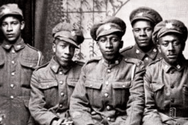 No. 2 Construction Battalion, also known as Black Battalion, members in 1917.