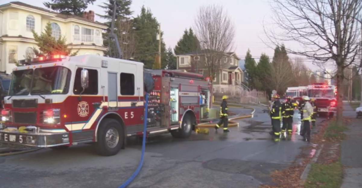 Vancouver fire crews responded to multiple fires in the span of three hours on Monday.