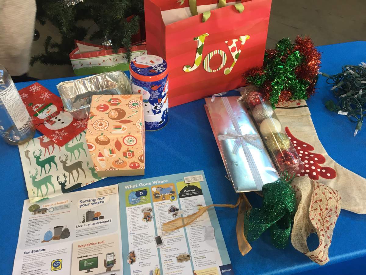 City of Edmonton provides tips on how to manage holiday waste and recycling. Dec. 27, 2019.
