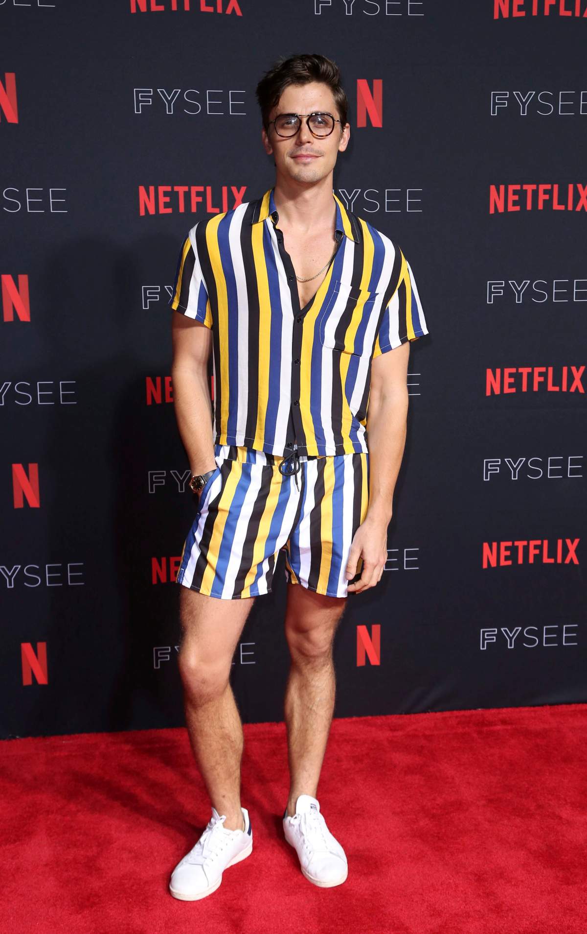 Antoni Porowski arrived at the ‘Queer Eye’ FYC Event at the Netflix FYSee at Raleigh Studios on Thursday, May 31, 2018 in Los Angeles.