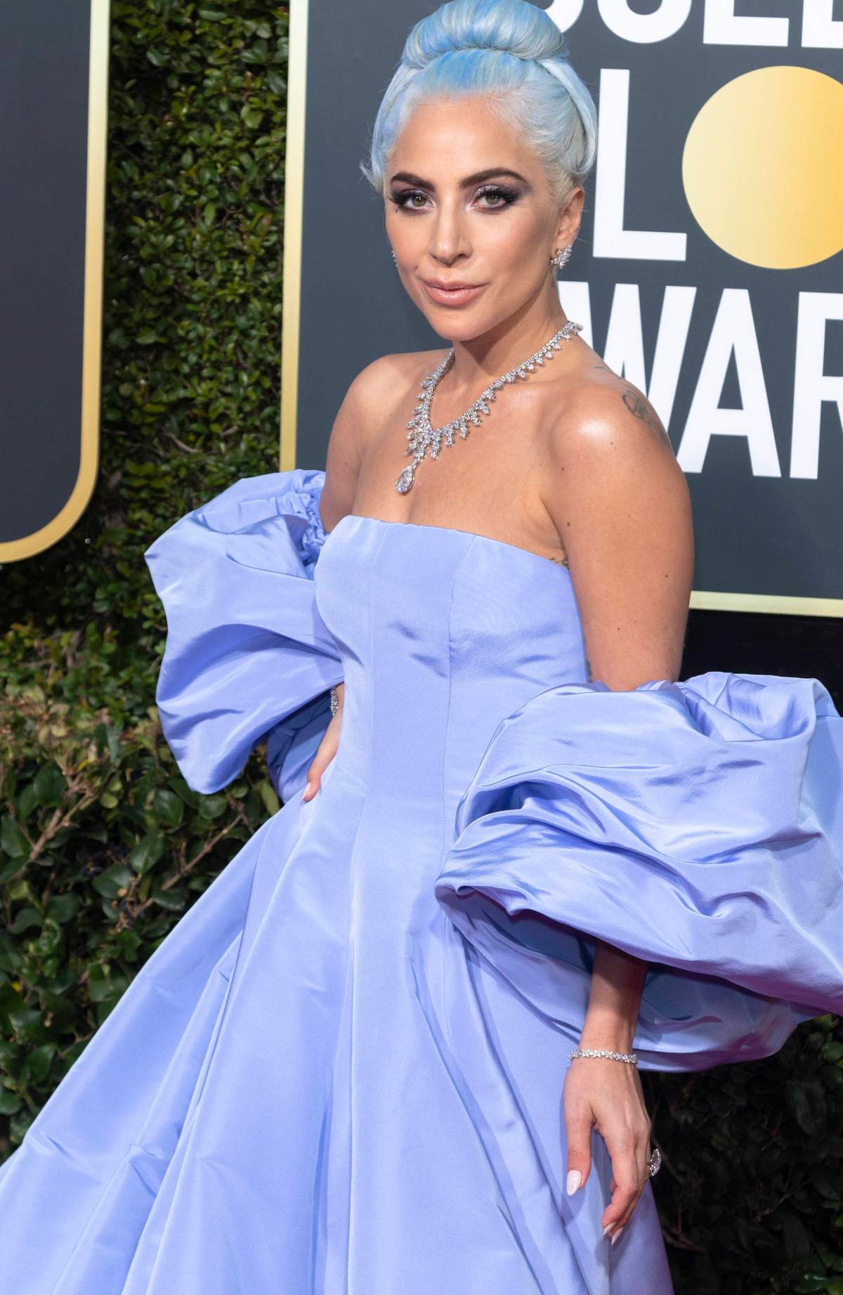 Lady Gaga attended the 76th Annual Golden Globe Awards at Hotel Beverly Hilton in Beverly Hills, Los Angeles on Jan. 6, 2019.