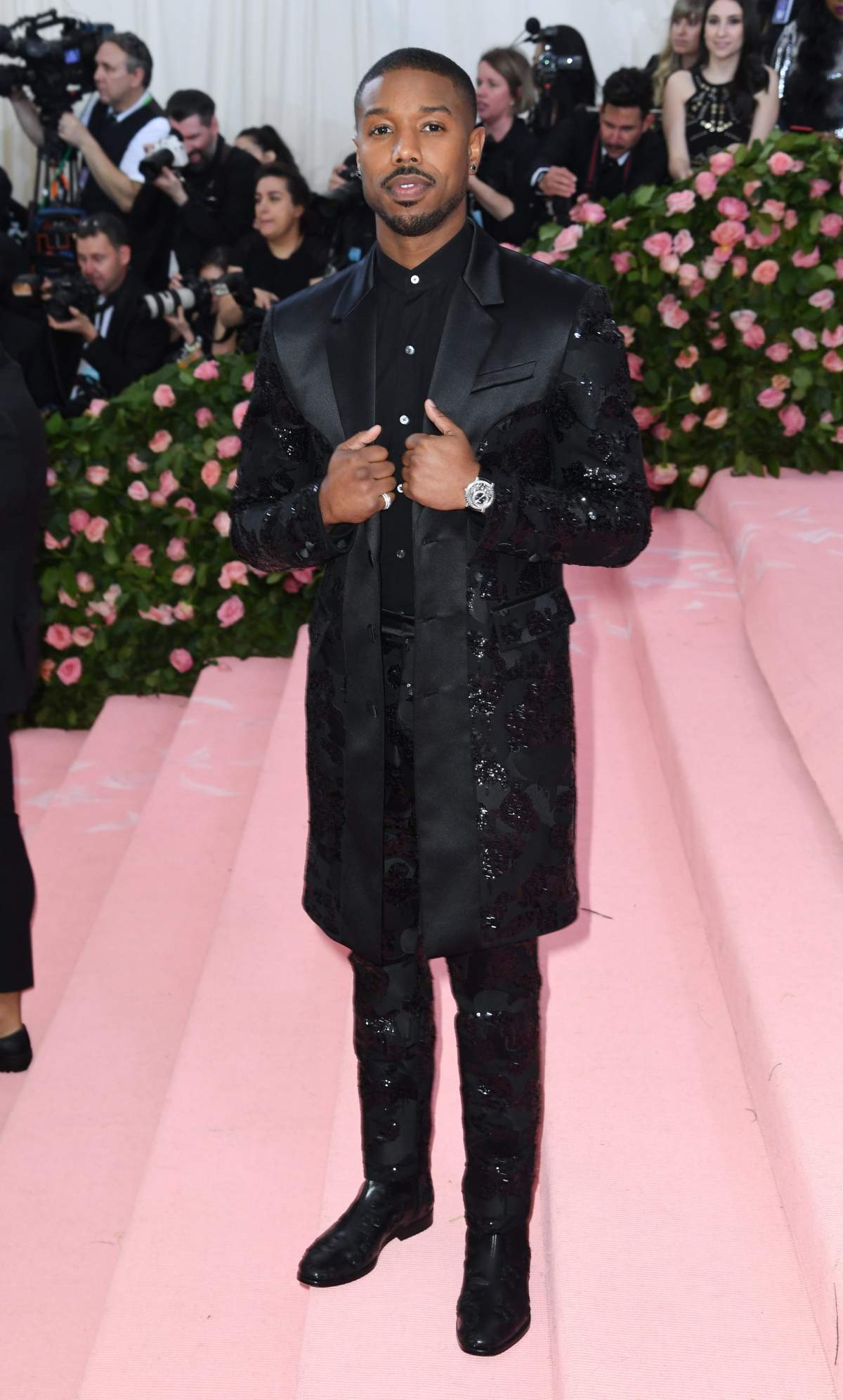 Michael B. Jordan attended the Metropolitan Museum of Art Costume Institute Benefit Gala 2019 in New York.