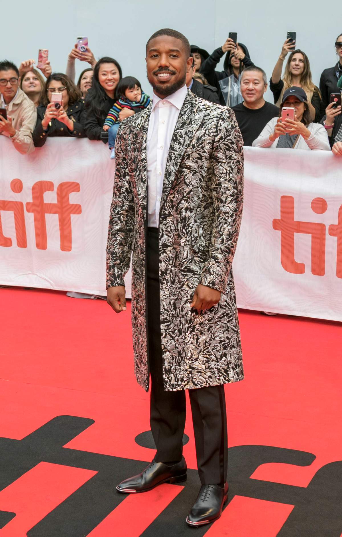 Michael B. Jordan attended the premiere of ‘Just Mercy’ during the 44th Toronto International Film Festival at Roy Thomson Hall in Toronto, Canada on Sept. 6, 2019.
