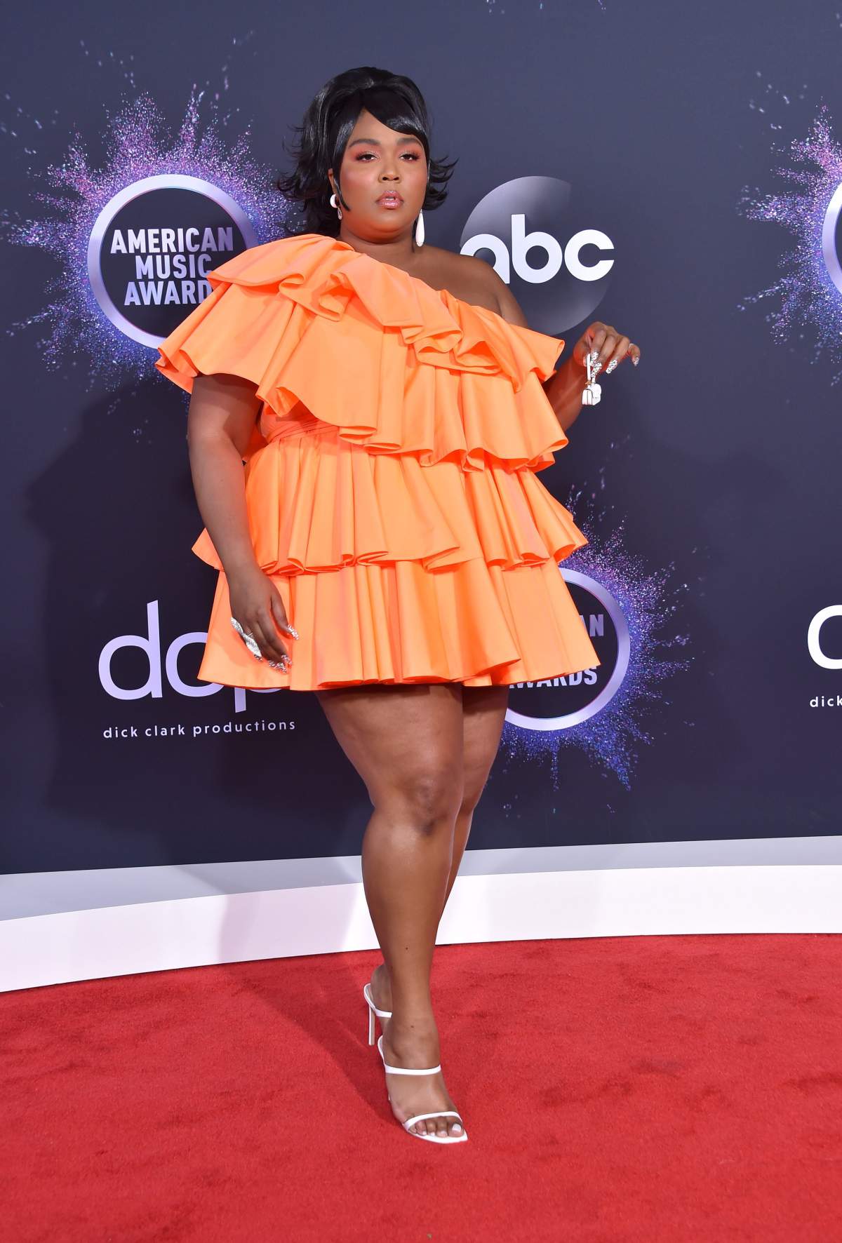 Lizzo attended the 2019 American Music Awards held at the Microsoft Theatre in Los Angeles, Calif.