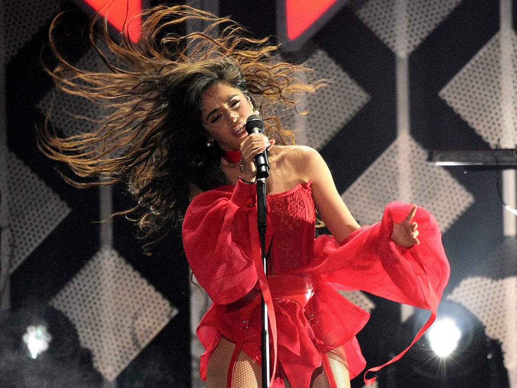 Camila Cabello performs during the 2019 KIIS-FM Jingle Ball concert at The Forum, Friday, Dec. 6, 2019, in Inglewood, Calif.