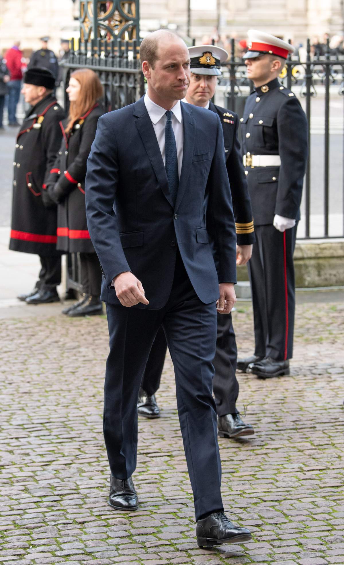 Prince William attended a service of thanksgiving for the life and work of Sir Donald Gosling at Westminster Abbey in London on Dec. 11, 2019.