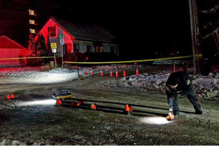 The 67-year-old victim was taken to a local hospital and was later transported to a Toronto trauma centre with critical injuries, police say.