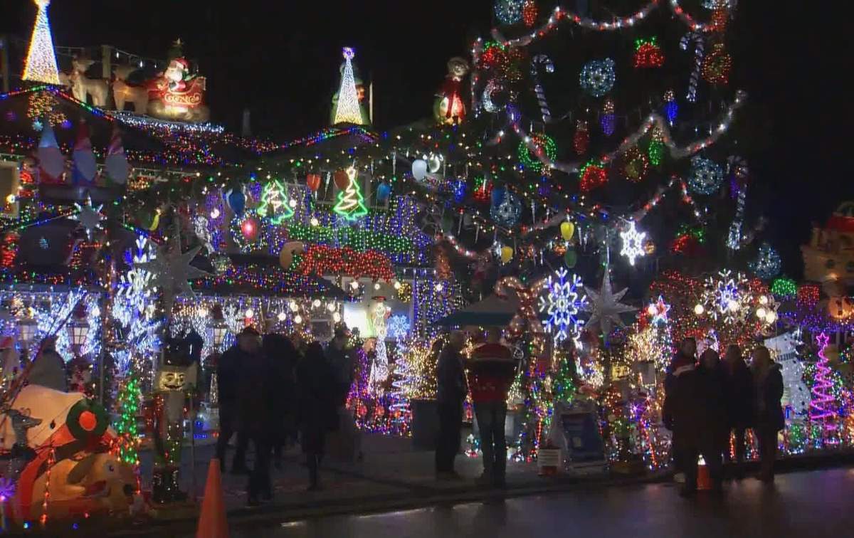 The dazzling light display seen at 3313 Rae Street in Port Coquitlam on Dec. 24, 2019.