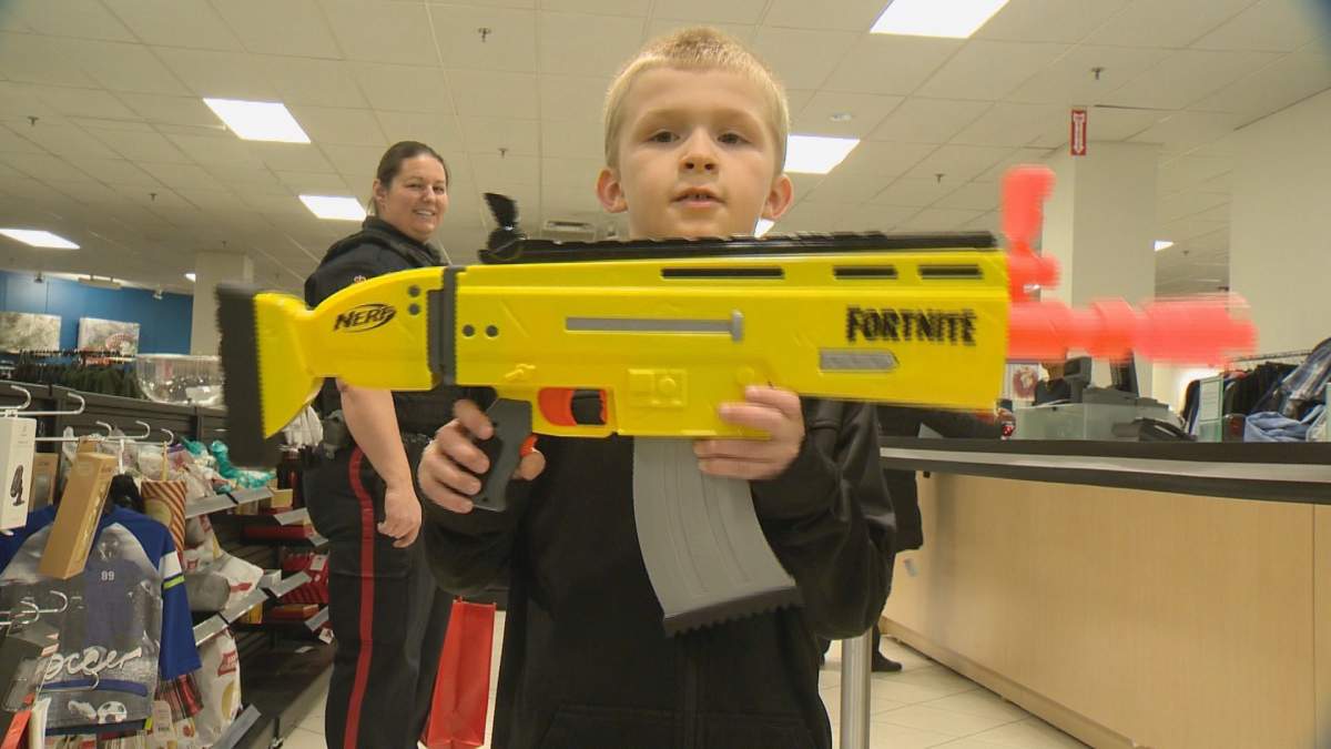 Students were given a $200 gift card by Cornwall Centre to buy whatever they want.