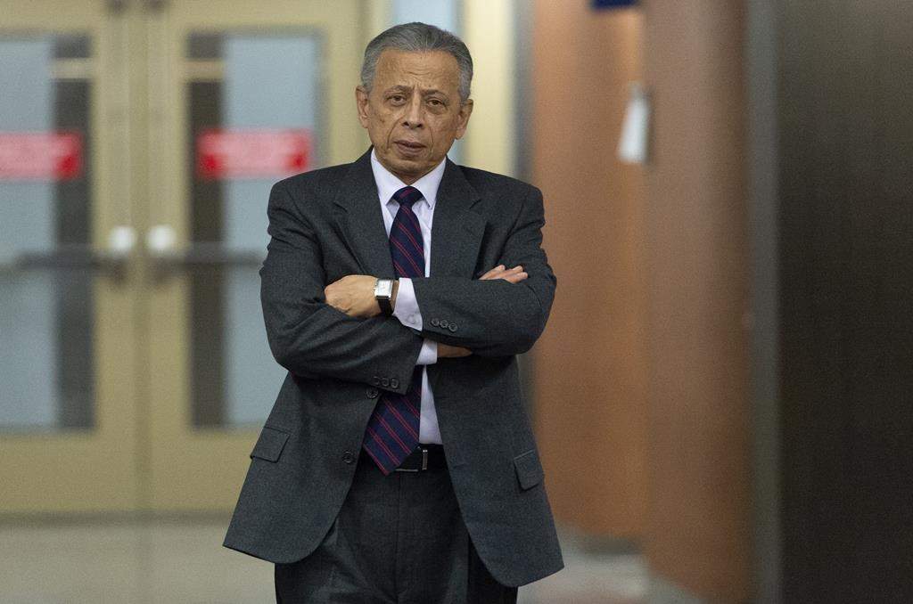 Former SNC-Lavalin vice-president Sami Bebawi leaves a courtroom in Montreal on Friday, February 15, 2019.