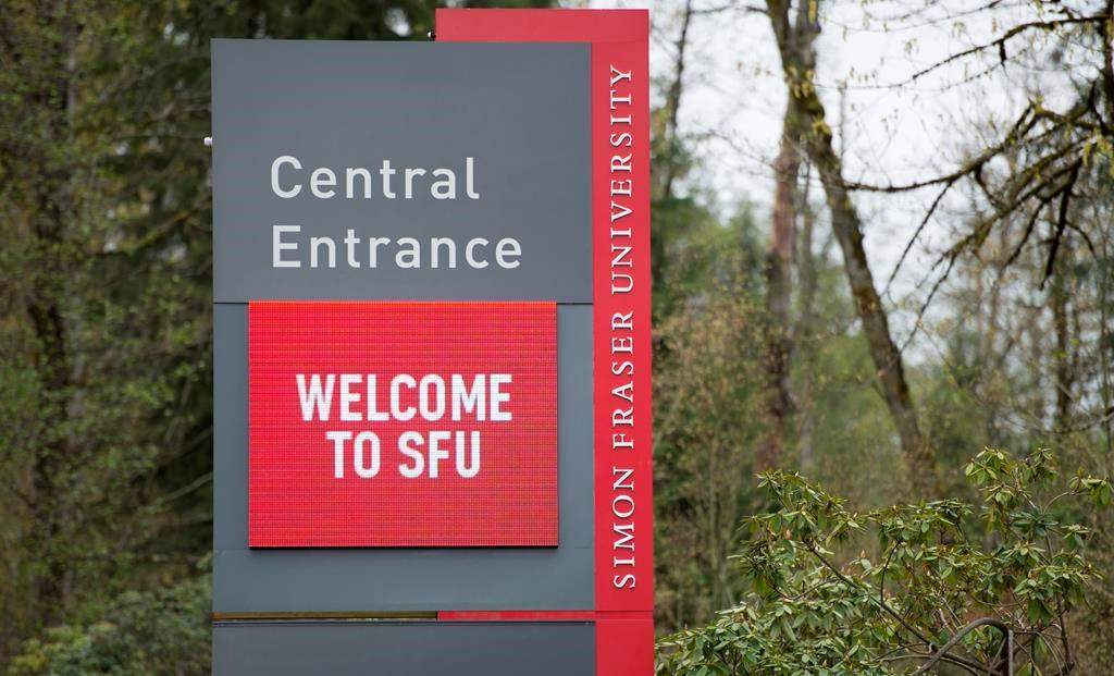 Simon Fraser University is pictured in Burnaby, B.C., Tuesday, Apr 16, 2019. THE CANADIAN PRESS/Jonathan Hayward.
