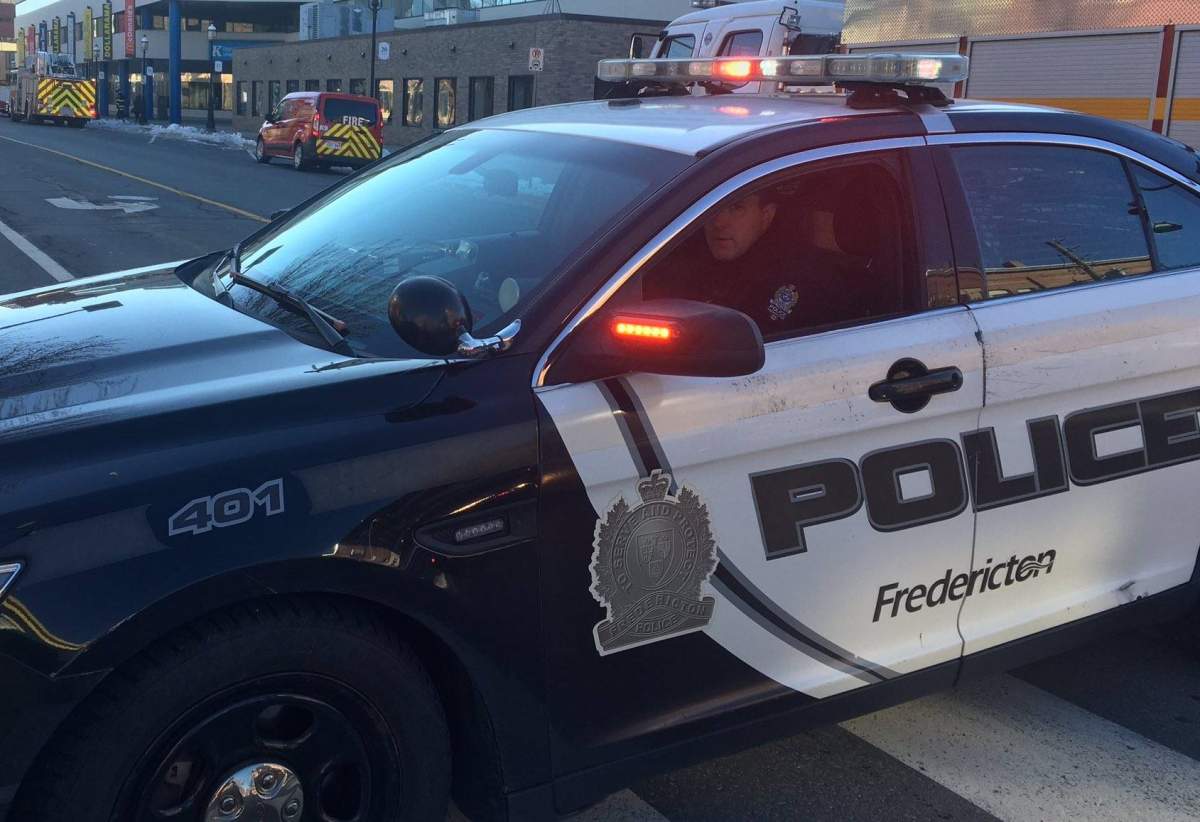 A Fredericton police car on Nov. 12, 2018.
