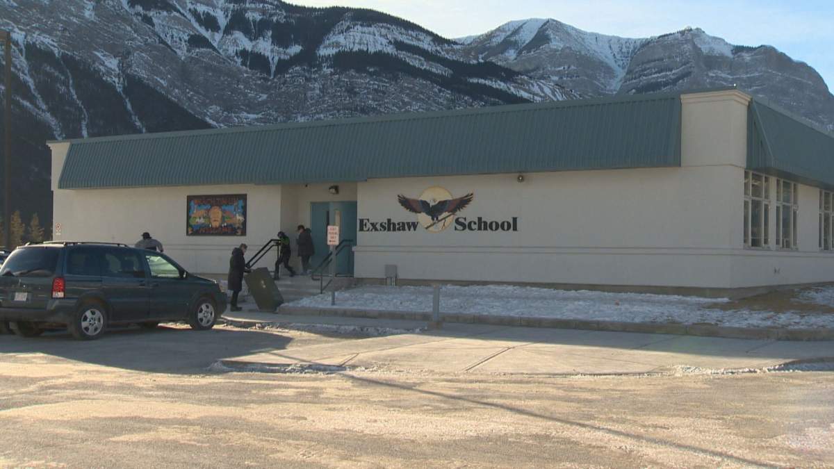 Exshaw School is on the chopping block due to a funding shortfall.