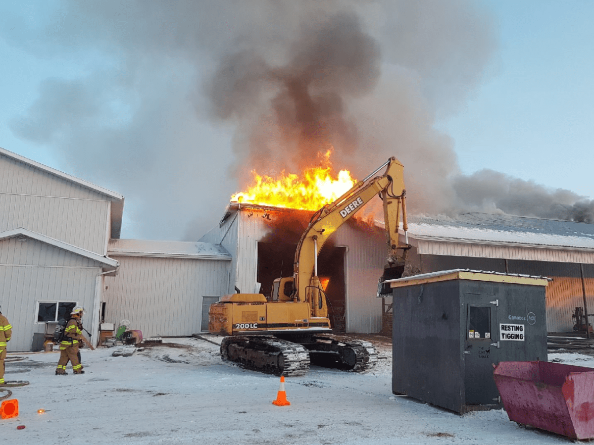 Crews responded to a fire in Parkland County on Tuesday, Dec. 17, 2019.