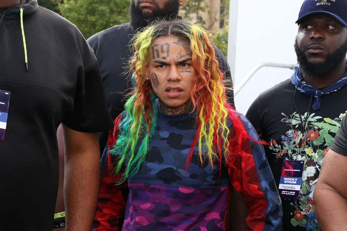 6ix9ine attends Made in America on Sept. 1, 2018 in Philadelphia, Pa.
