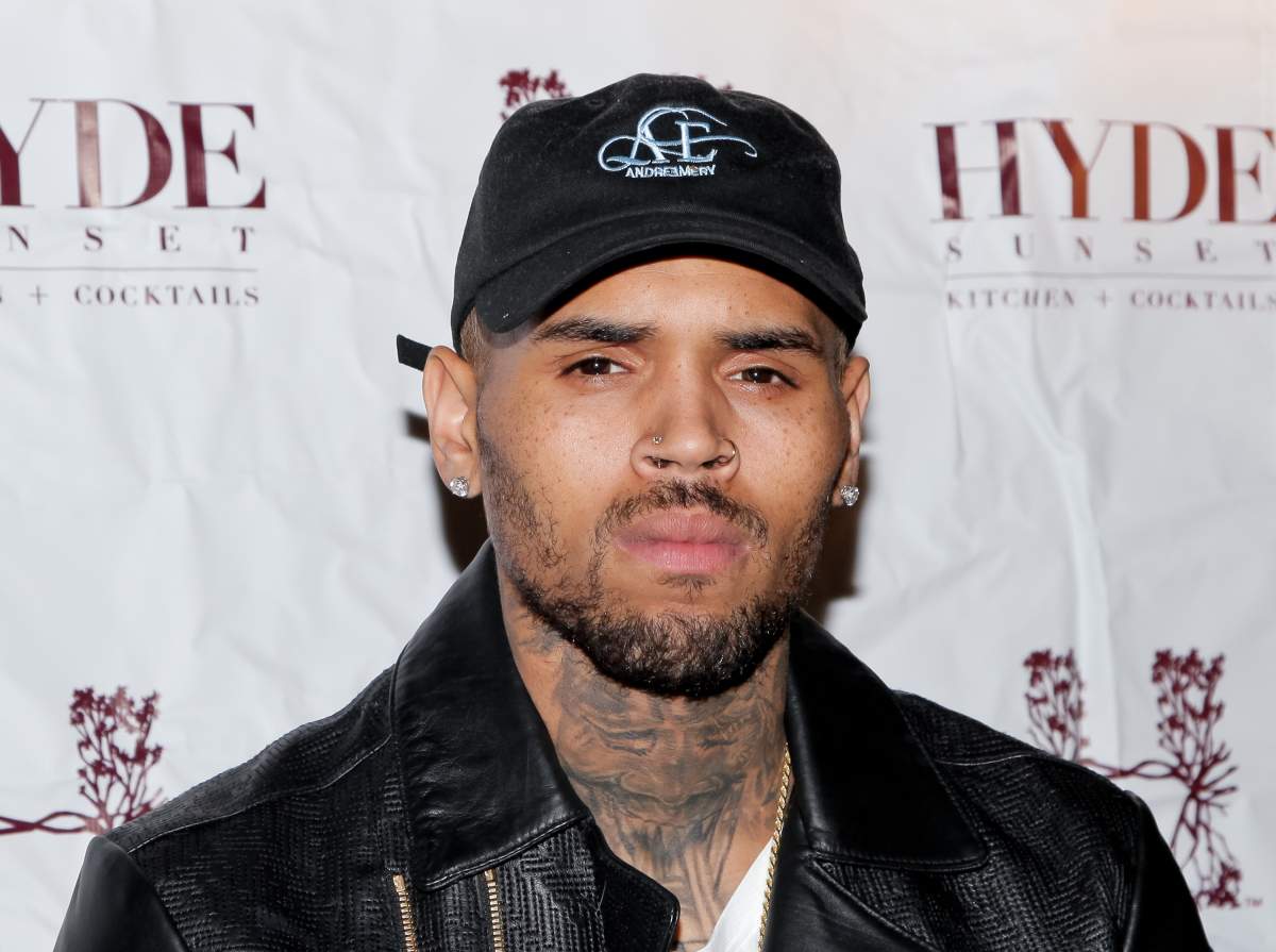 Chris Brown attends 'The Lost Warhols' Collection exhibit at HYDE Sunset: Kitchen + Cocktails on November 4, 2015 in West Hollywood, California.