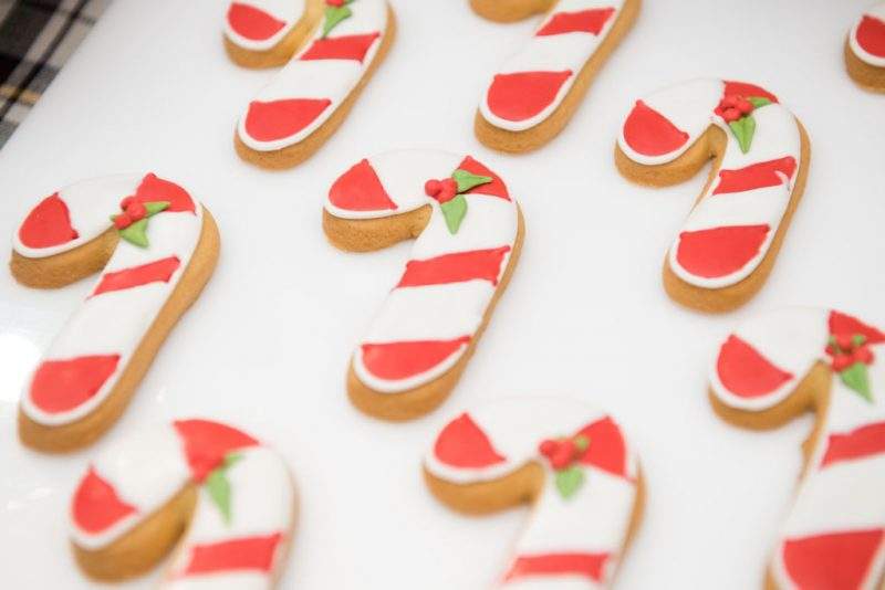 A view of holiday cookies on display at the opening of Hallmark's Museum of Christmas on November 14, 2017 in New York City.
