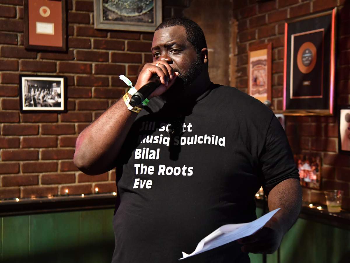 Chris Cotton hosts 'The Game of Games - It's Always Sunny in Philadelphia Trivia' in Paddy's Pub on June 3, 2018 in San Francisco, Calif.
