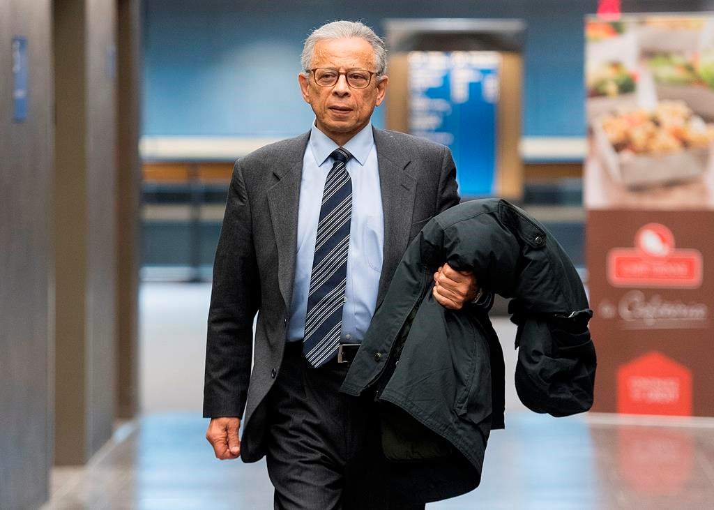 Former SNC-Lavalin vice-president Sami Bebawi is shown at the courthouse in Montreal in  2019. THE CANADIAN PRESS/Graham Hughes