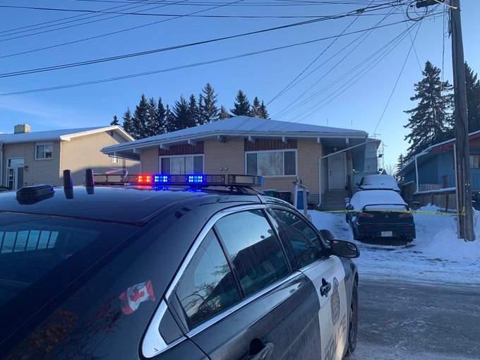 The Calgary police homicide unit was called to investigation of a man found in a home. 