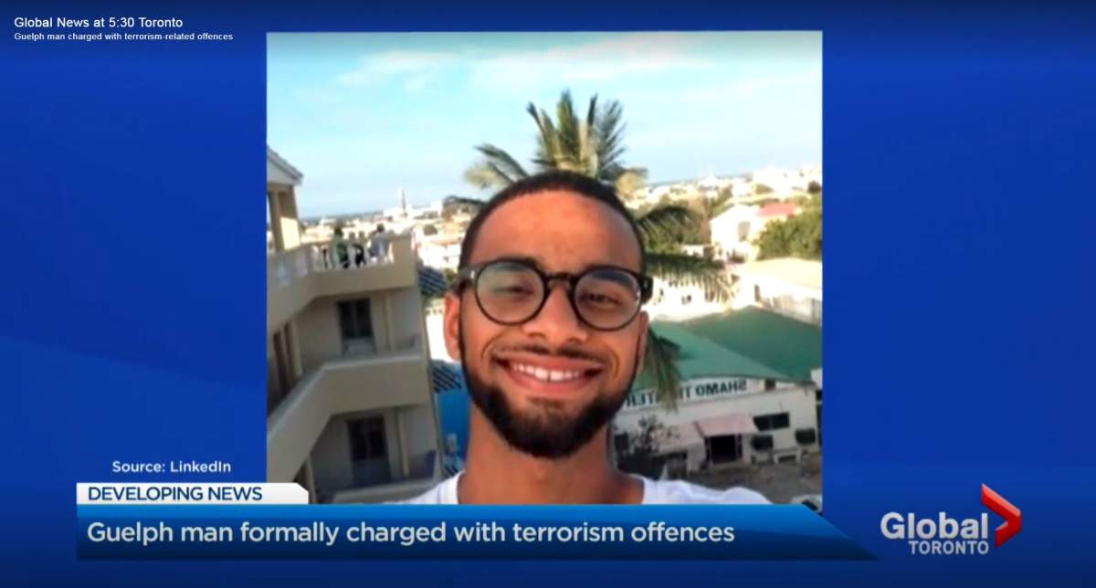 Ikar Mao of Guelph, Ont., faces terrorism charges.