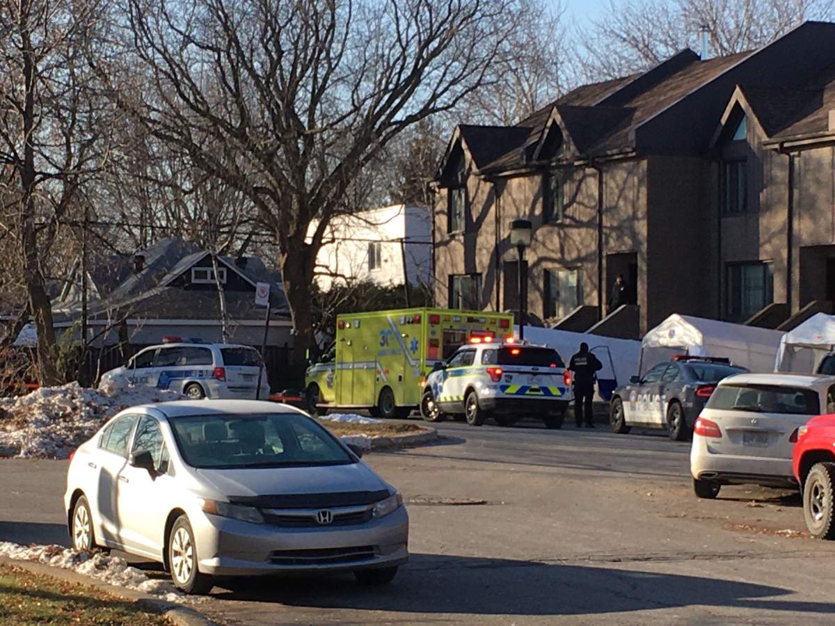Montreal police say officers discovered the three bodies after they entered the home.