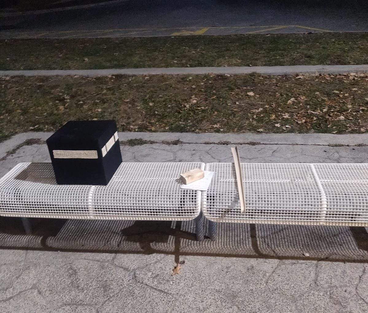 Ottawa police say they are looking into why a box of bottled water was left outside a mosque last Friday.