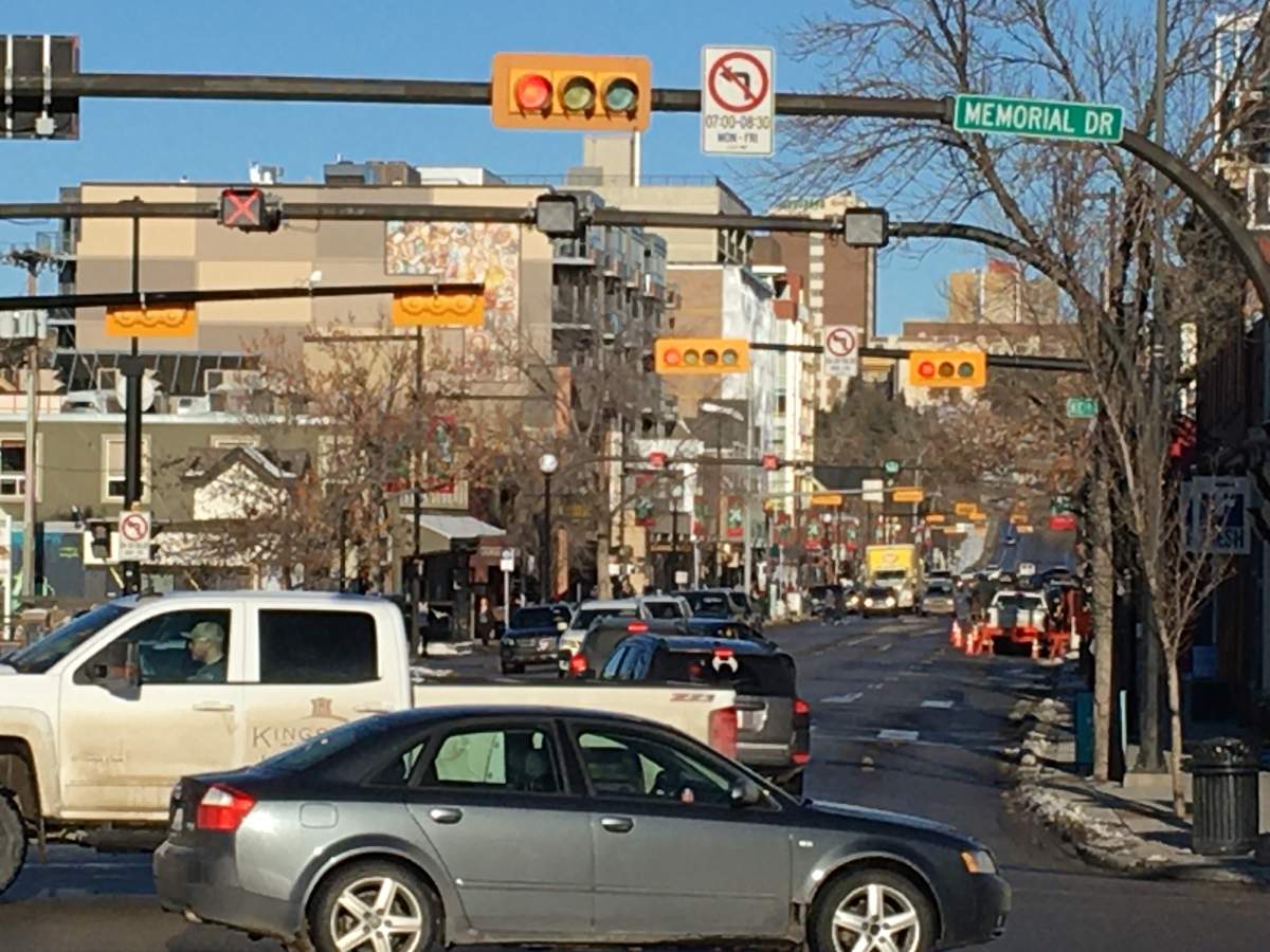 The NW Calgary community of Kensington is one of many struggling with commercial vacancies