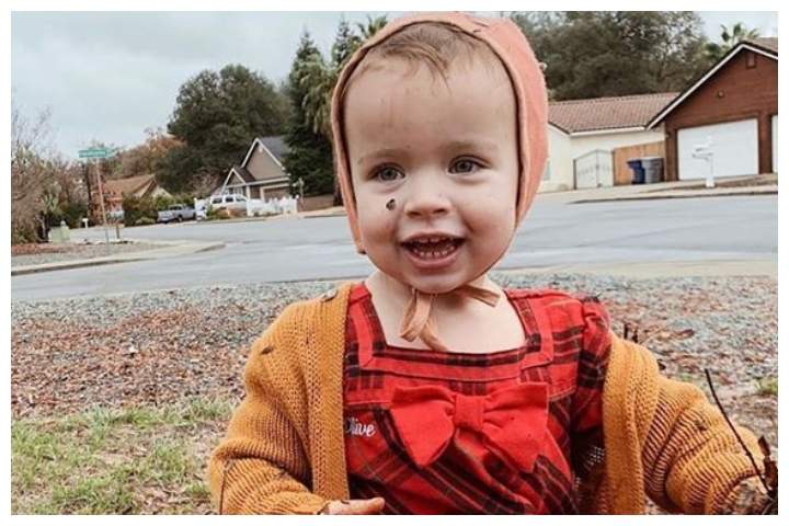 Olive Heiligenthal is shown in this image posted by her mother, Kalley, on social media.