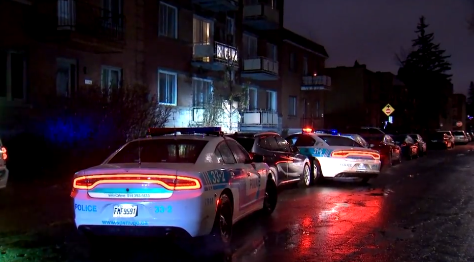 The four suspects fled on foot and are still wanted by police as of Sunday morning. 