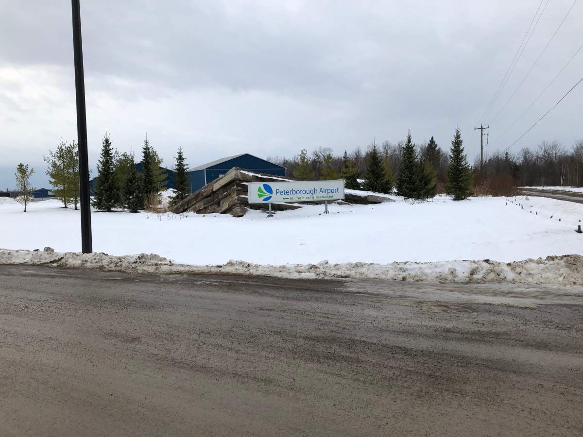 City-owned Peterborough Airport in Cavan Monaghan Township.