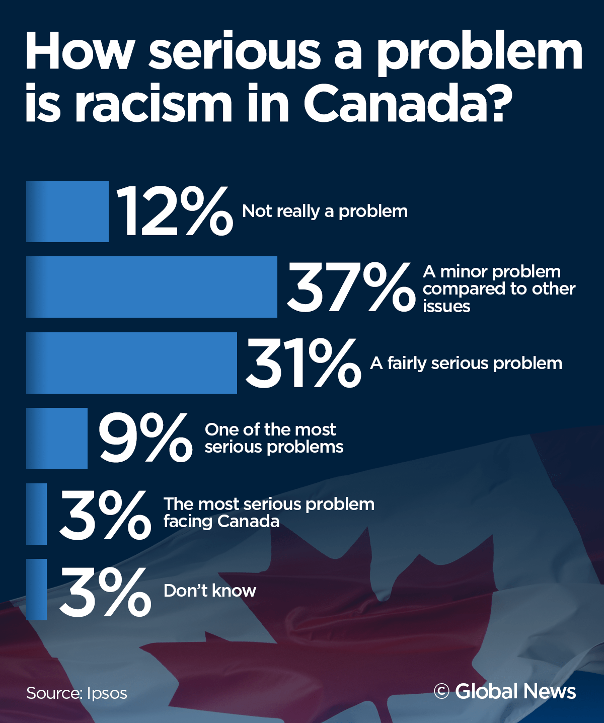 Canadians’ views on racism unchanged, despite ‘difficult’ conversations in 2019: poll - image