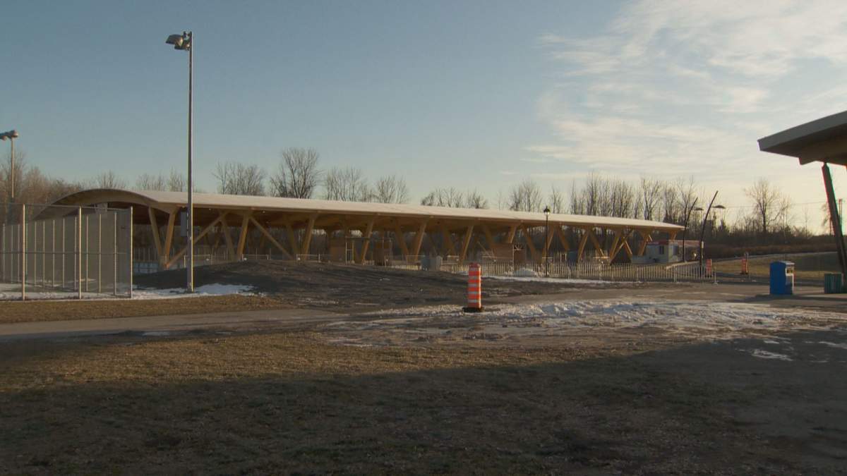 The Haendel Park rink landscape is expected to be completed by spring, the city says.